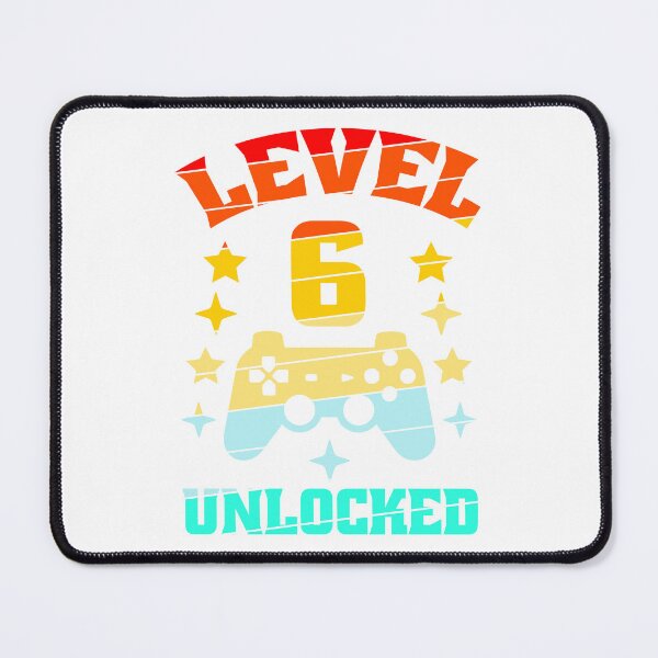 Item preview, Level 6 unlocked gaming boys girls 6th birthday designed and sold by KreativeIdeen.