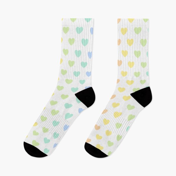 Item preview, Pastel Rainbow Hearts  designed and sold by newburyboutique.