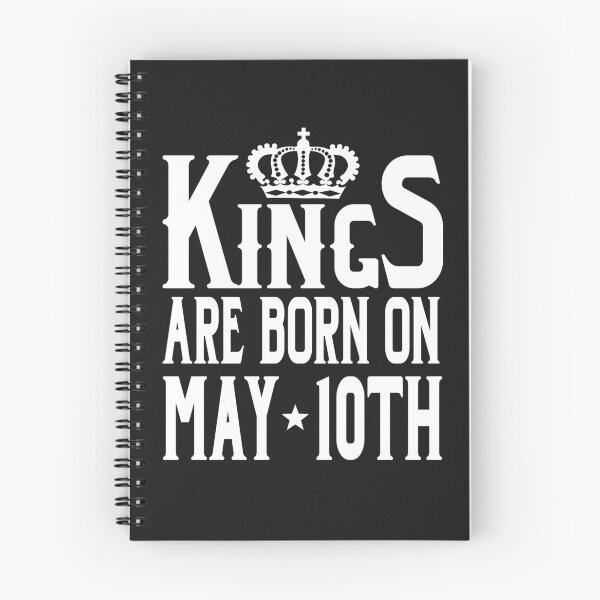 Item preview, Kings Are Born On May 10th Funny Birthday T-Shirt designed and sold by Tee Kaboom!.