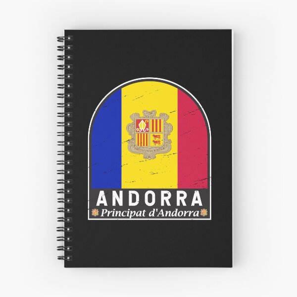 Item preview, Andorra Flag Emblem Distressed Vintage designed and sold by KrisSidDesigns.
