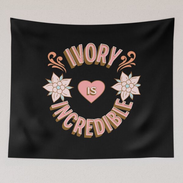Item preview, Ivory is Incredible - First Names - Birthday Gifts - Alliteration Fans designed and sold by epicthoughts.