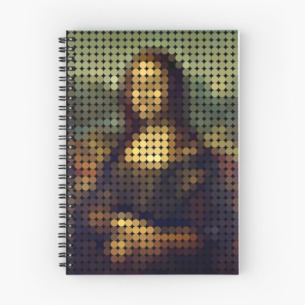 Item preview, Mona Lisa Pixel Dots (On Black) designed and sold by STUDIO-72.