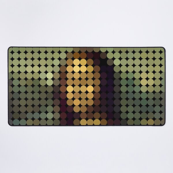 Item preview, Mona Lisa Pixel Dots (On Black) designed and sold by STUDIO-72.