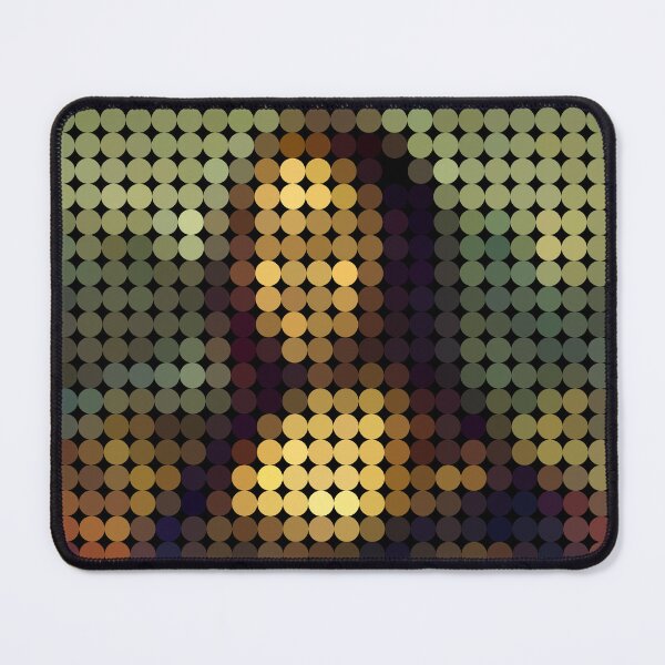 Item preview, Mona Lisa Pixel Dots (On Black) designed and sold by STUDIO-72.