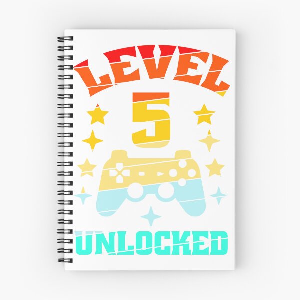Item preview, Level 5 unlocked gaming boys girls 5th birthday designed and sold by KreativeIdeen.