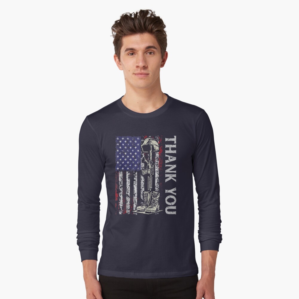 NeelsNookPrints Memorial Day Shirt, Thank You Veterans Shirt, Patriotic American Flag Shirt, Army Shirt, American Flag Shirt, Military Veterans, Freedom Tee