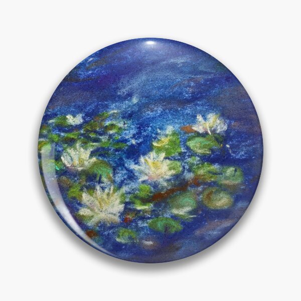 Item preview, Water lilies pastel art designed and sold by Timi Kolozsi.