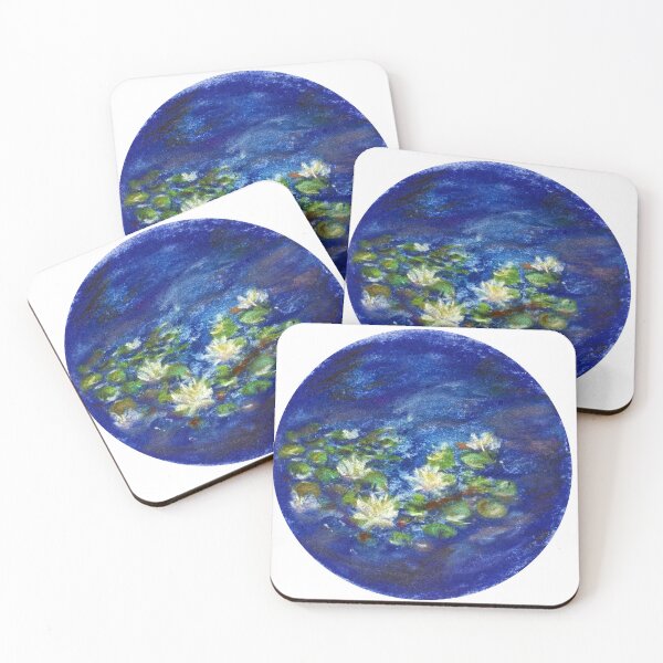 Item preview, Water lilies pastel art designed and sold by Timi Kolozsi.