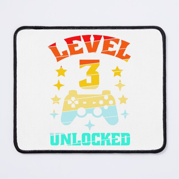 Item preview, Level 3 unlocked gaming boys girls 3rd birthday designed and sold by KreativeIdeen.