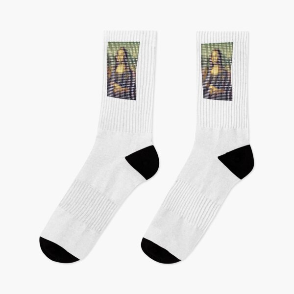 Item preview, Mona Lisa Pixel Dots (On White) designed and sold by STUDIO-72.