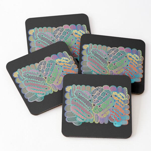 Item preview, Bold Rainbow Twirlers on Black designed and sold by cherdoodles.