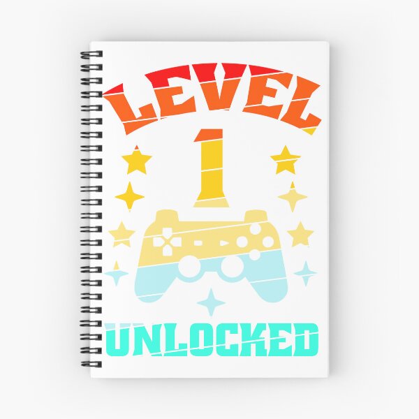 Item preview, Level 1 unlocked gaming boys girls 1st birthday designed and sold by KreativeIdeen.