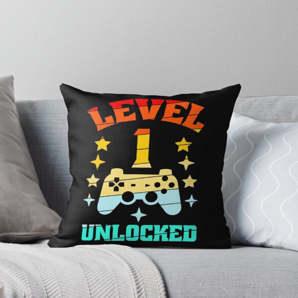 Item preview, Level 1 unlocked gaming boys girls 1st birthday designed and sold by KreativeIdeen.