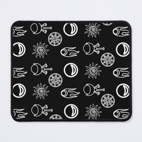 Item preview, Akkadian empire symbol pattern white  designed and sold by Pattern Petals.