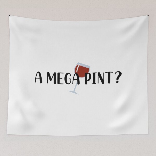 Item preview, A Mega Pint? (Black) designed and sold by FilipeFerreira.