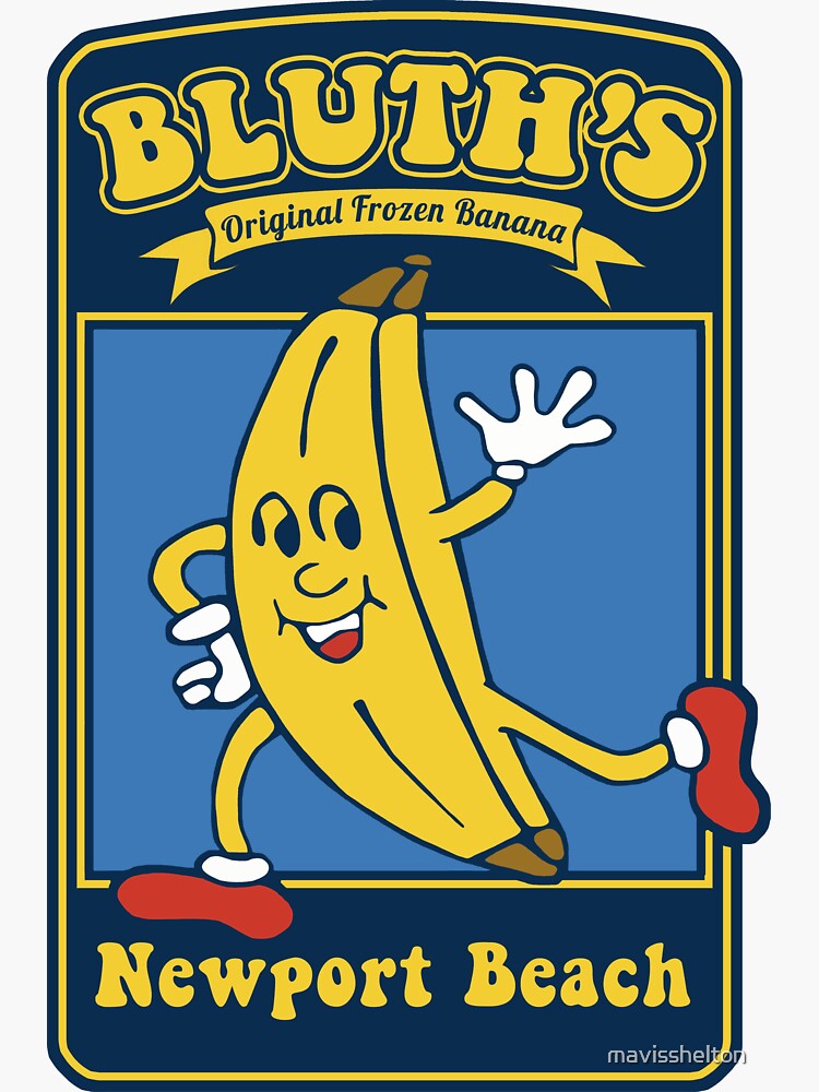 "banana stand" Sticker by mavisshelton Redbubble