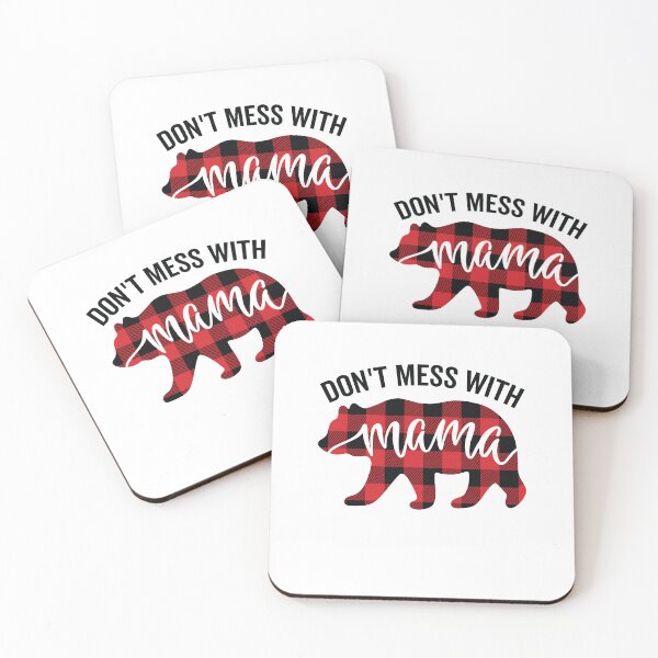 Item preview, Don’t Mess With Mama Bear Buffalo Plaid Funny Mothers Day designed and sold by clothesy7.