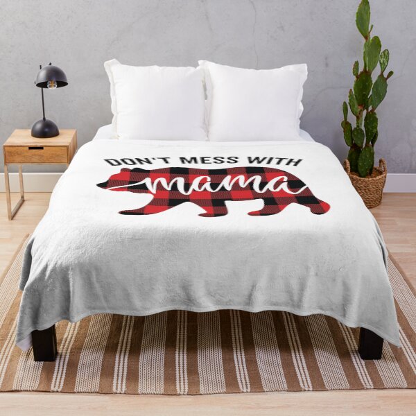 Item preview, Don’t Mess With Mama Bear Buffalo Plaid Funny Mothers Day designed and sold by clothesy7.