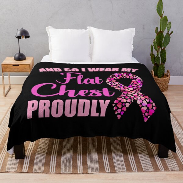 Item preview, Mastectomy And So I Wear My Flat Chest Proudly designed and sold by DayanaLockman.