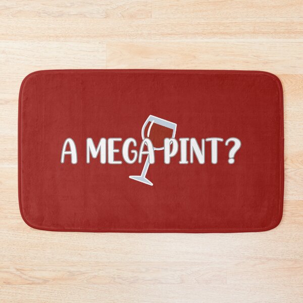 Item preview, A Mega Pint? (Red BG) designed and sold by FilipeFerreira.