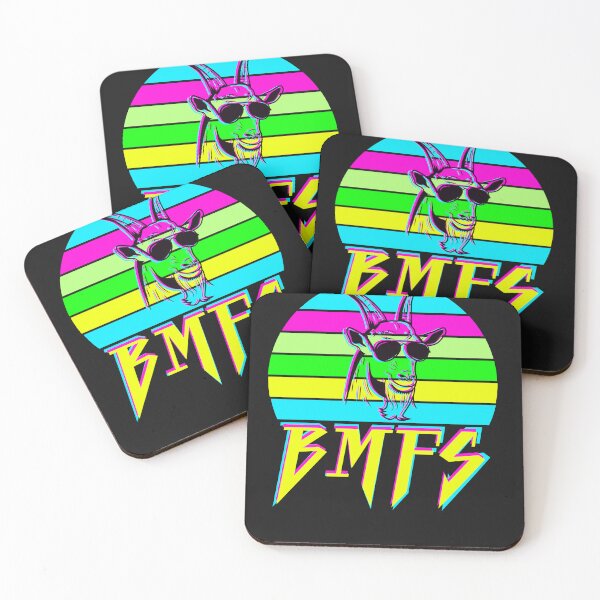 Artikelvorschau, BMFS 80er Neon Ziege entworfen und verkauft von Gypsy Bluegrass Designs.