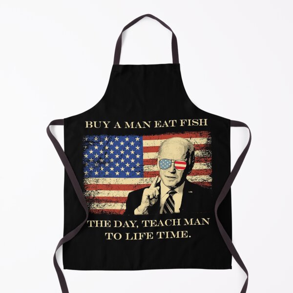 Item preview, Buy A Man Eat Fish He Day Teach Man Funny Sleepy Joe Biden Design designed and sold by trendyzcom.
