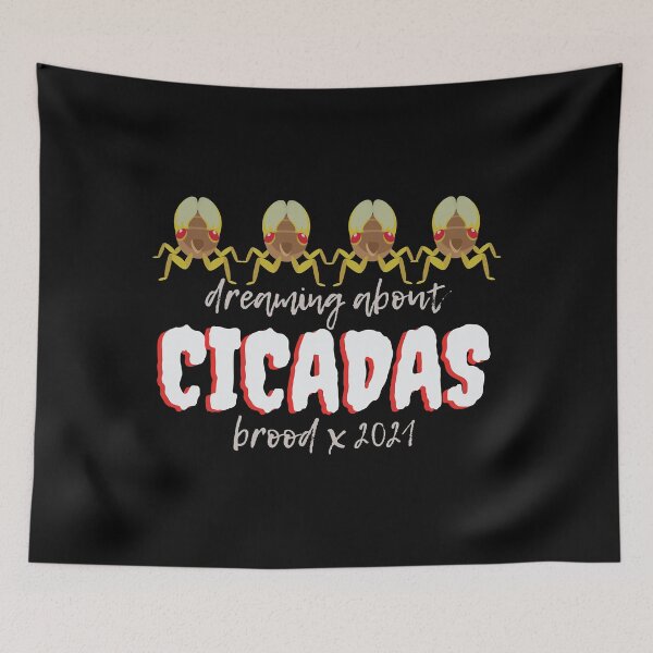 Item preview, Dreaming About Cicadas designed and sold by DayanaLockman.