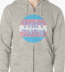 They / Them Zipped Hoodie
