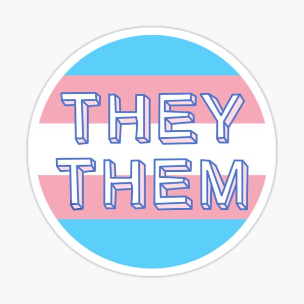 They / Them Sticker