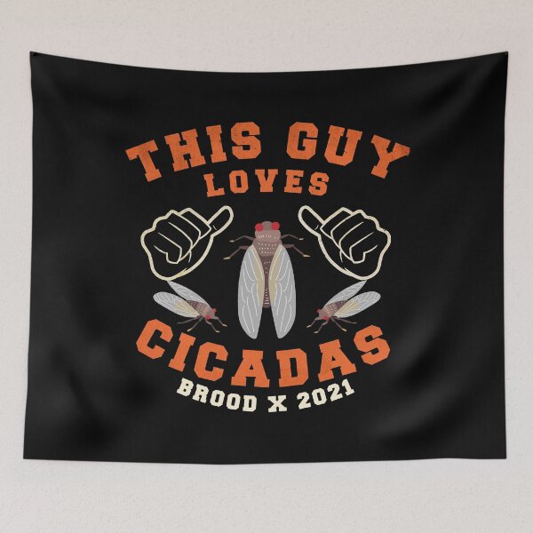 Item preview, This Guy Loves Cicadas designed and sold by DayanaLockman.