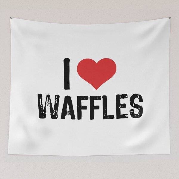Item preview, I Love Waffles designed and sold by The "I Love Everything" Shop.