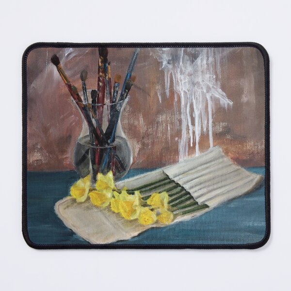 Item preview, Still life with daffodils designed and sold by Timi Kolozsi.