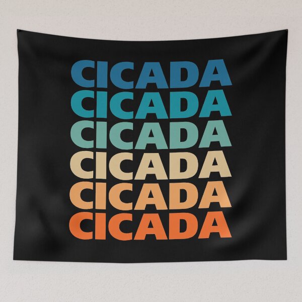 Item preview, Cicada Retro Colors designed and sold by DayanaLockman.