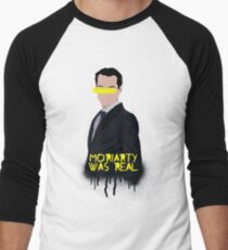 Moriarty Was Real Men's Baseball ¾ T-Shirt