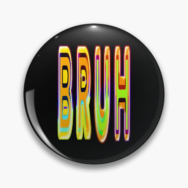 Item preview, "BRUH updated" 01 Aesthetic colorful text design by Code03 designed and sold by Code03.