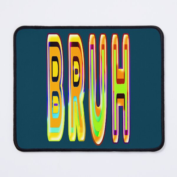Item preview, "BRUH updated" 01 Aesthetic colorful text design by Code03 designed and sold by Code03.