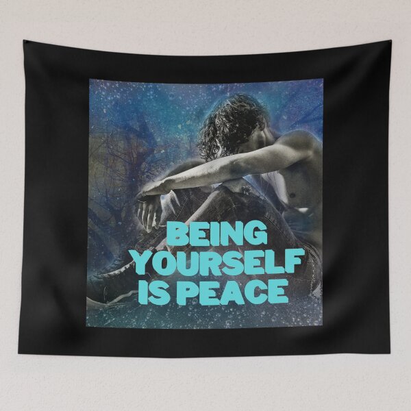 Item preview, Being yourself is peace designed and sold by Jaadueekala.