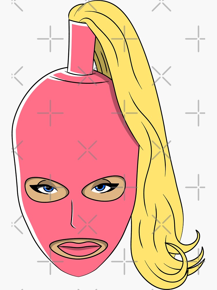 Bdsm Mask Sexy Femdom Butt Plug Illustration Sticker By Prodbynieco Redbubble 