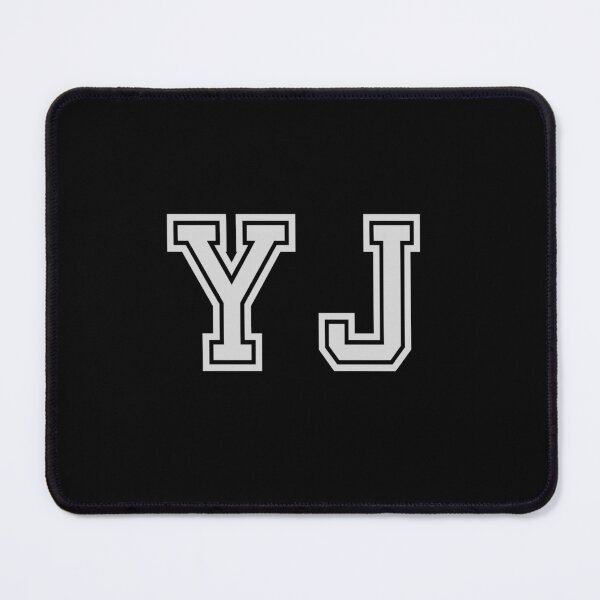 Item preview, Y.J. Varsity Initials | Varsity Letters | Black And White | Personalised Gift designed and sold by Avo And Sriracha.