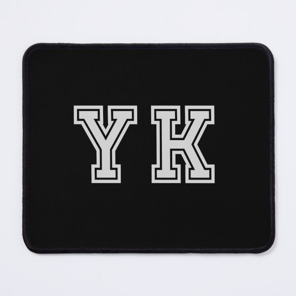 Item preview, Y.K. Varsity Initials | Varsity Letters | Black And White | Personalised Gift designed and sold by Avo And Sriracha.