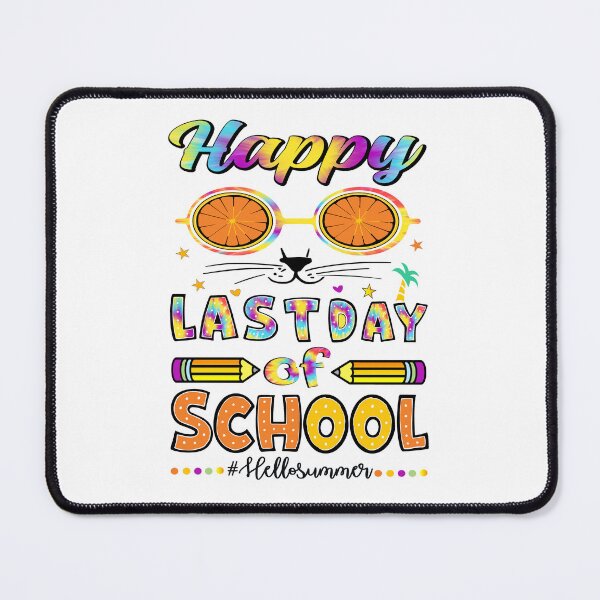 Item preview, Happy Last Day of School Hello Summer kids Funny Tie Dye designed and sold by smarayoung.
