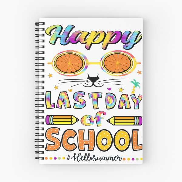 Item preview, Happy Last Day of School Hello Summer kids Funny Tie Dye designed and sold by smarayoung.