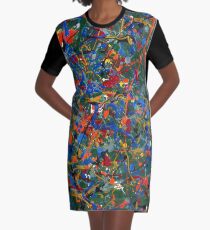Abstract #17 Graphic T-Shirt Dress