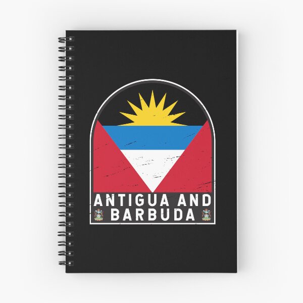 Item preview, Antigua and Barbuda Flag Emblem Distressed Vintage designed and sold by KrisSidDesigns.