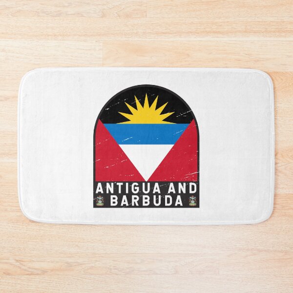 Item preview, Antigua and Barbuda Flag Emblem Distressed Vintage designed and sold by KrisSidDesigns.