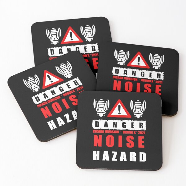 Item preview, Danger Cicada Invasion Brood X Noise Hazard designed and sold by KeltonMaggio.
