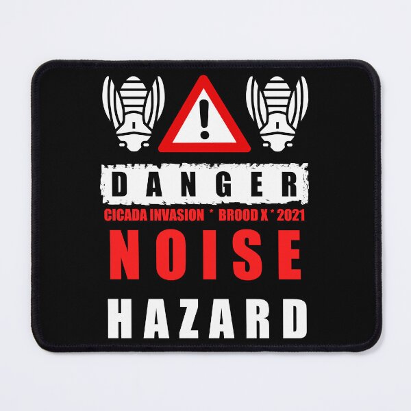 Item preview, Danger Cicada Invasion Brood X Noise Hazard designed and sold by KeltonMaggio.