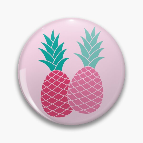 Item preview, Pink and Teal Pineapple Pattern on Pastel Pink Background designed and sold by Creative Wolf Design.