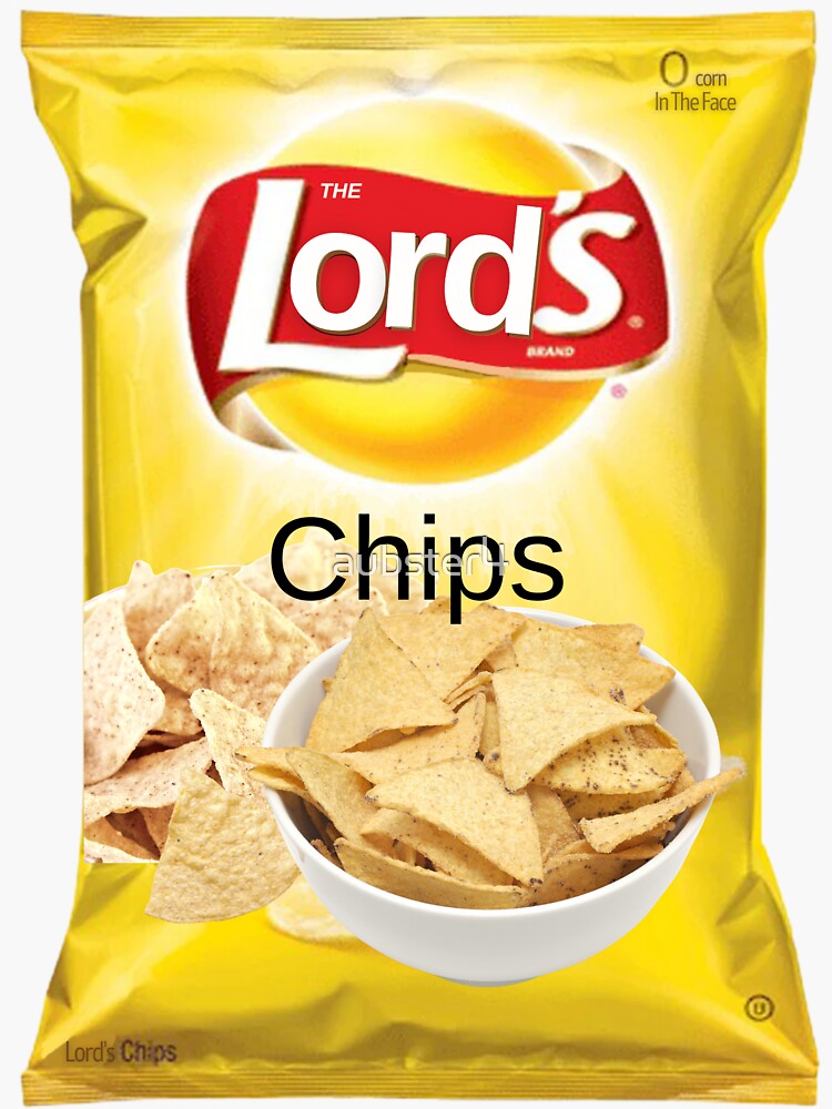 "The Lord's Chips Nacho Libre" Sticker for Sale by aubster4 Redbubble
