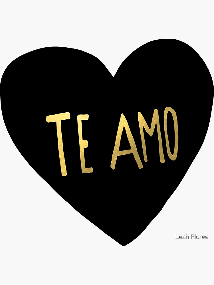 te amo' Sticker